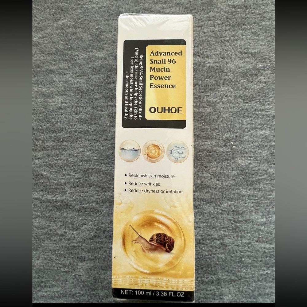 Ouhoe moisturizer‎ advanced snail 96 mucin power essence hyaluronic acid wrinkle